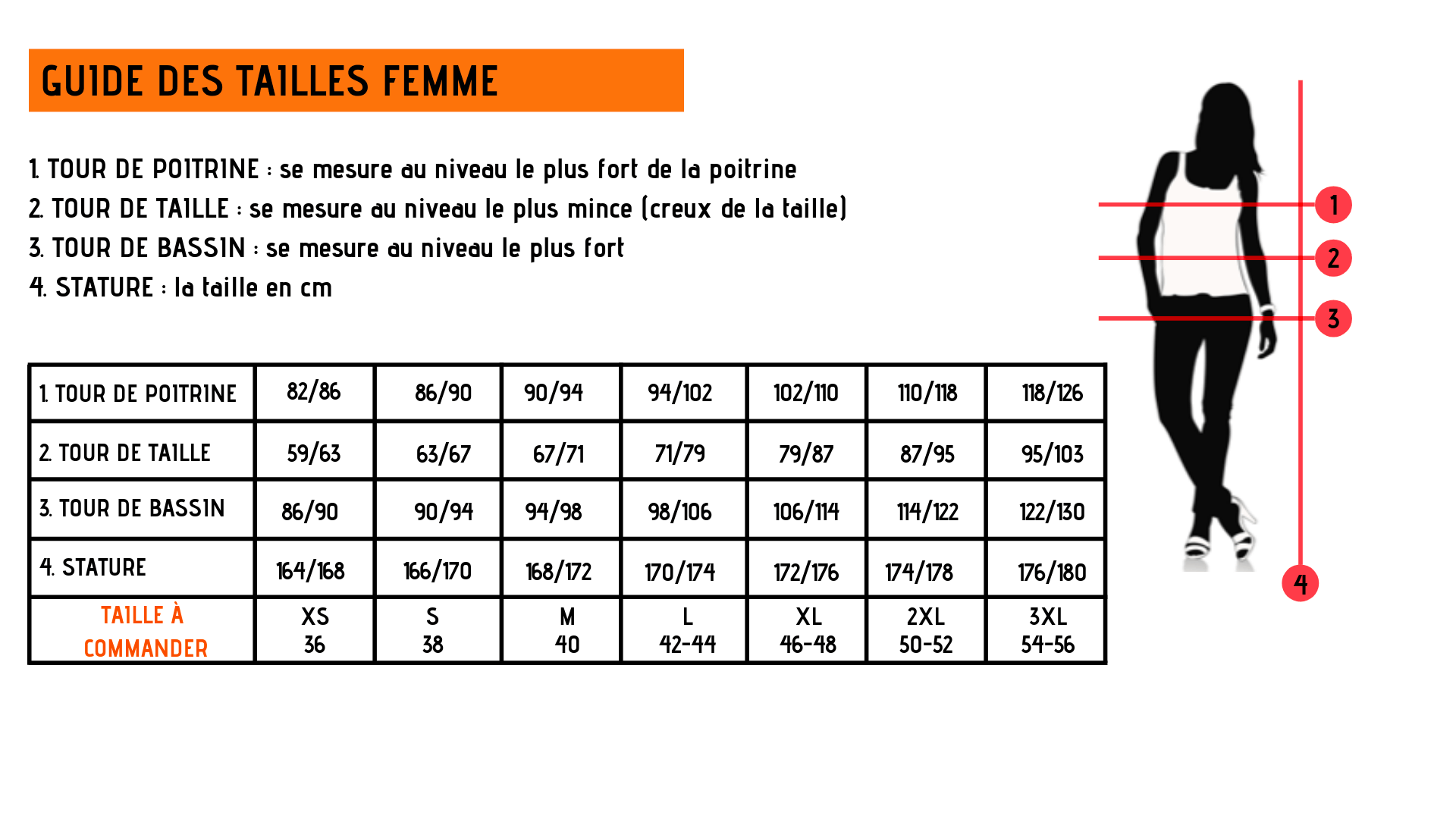 Mode Directe Guide Des Tailles V tements Et Accessoires